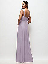 Rear View Thumbnail - Lilac Haze Contoured Wide Strap Sweetheart Maxi Dress