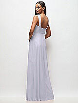 Rear View Thumbnail - Silver Dove Contoured Wide Strap Sweetheart Maxi Dress