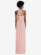 Alt View 5 Thumbnail - Rose Convertible Tie-Shoulder Empire Waist Maxi Dress
