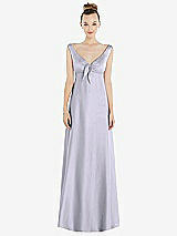 Side View Thumbnail - Silver Dove Convertible Strap Empire Waist Satin Maxi Dress