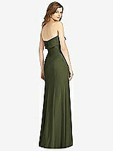 Rear View Thumbnail - Olive Green Bella Bridesmaids Dress BB139