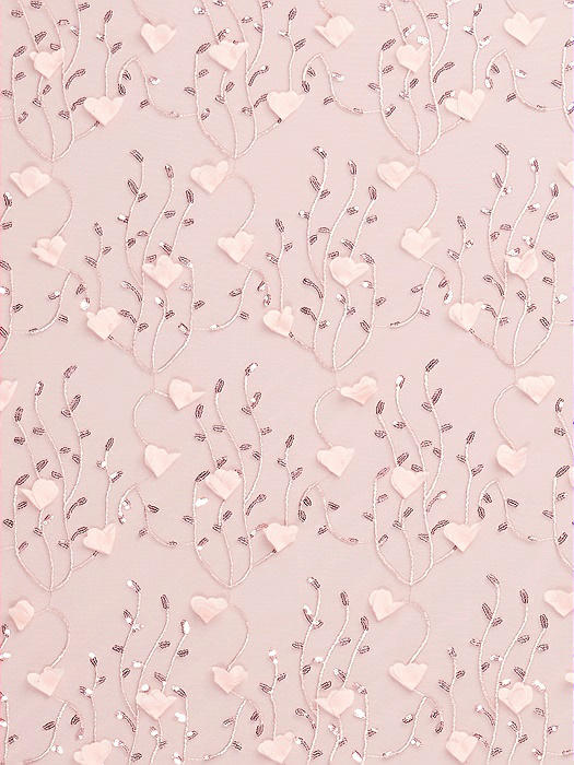 Trellis 3D Sequin Embroidery Fabric by the Yard