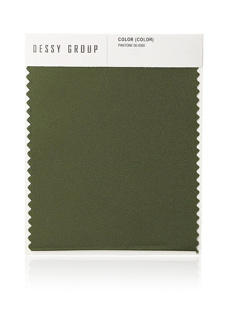 Front View - Olive Green Neu Stretch Charmeuse Swatch