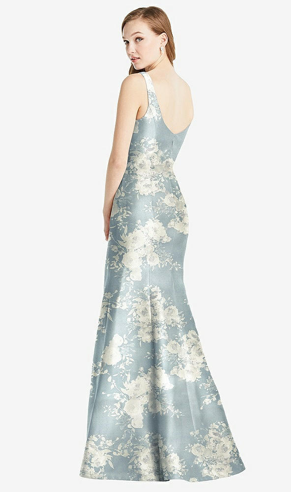 Back View - Porcelain Blue Seraphina Floral BB135FP