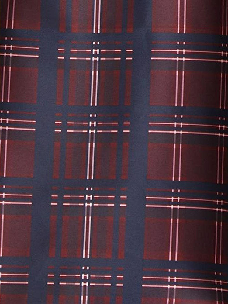 Front View - Cabernet Midnight Tartan Alba Tartan Fabric by the Yard