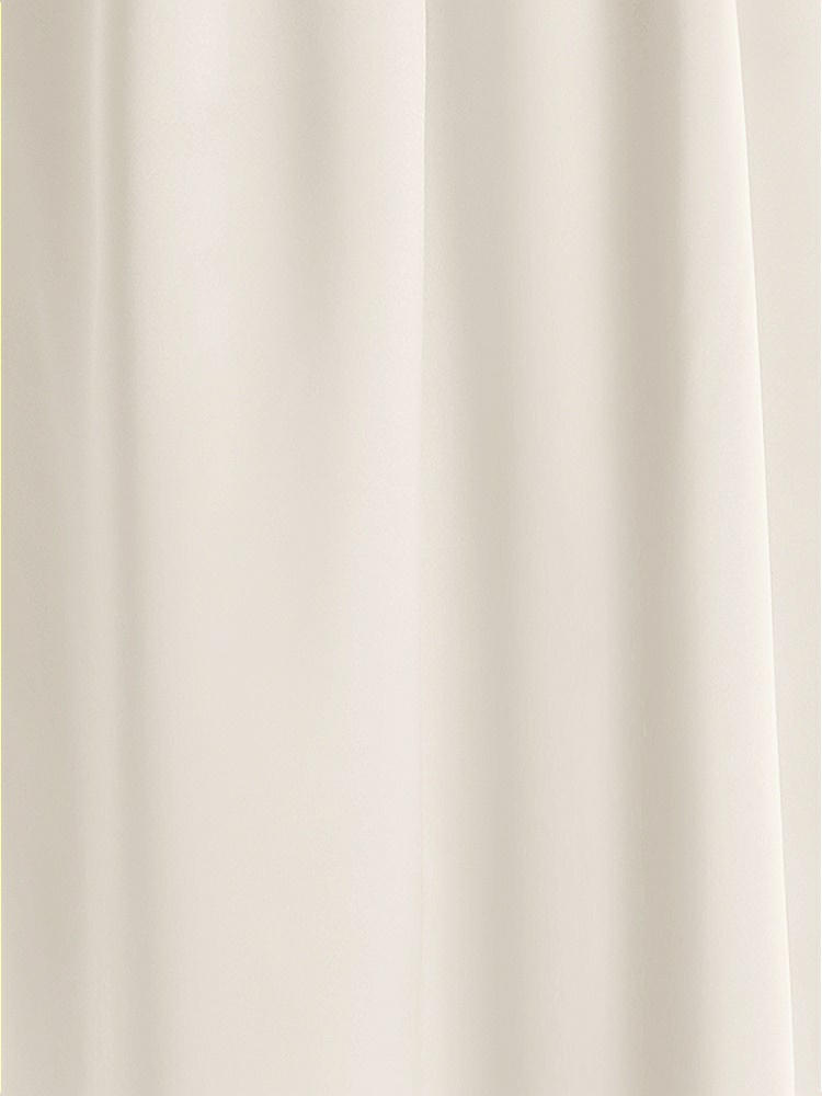 Front View - Ivory Matte Satin Fabric by the Yard