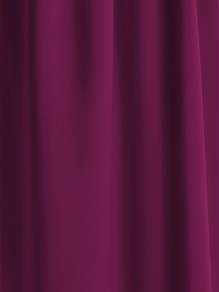 Front View - Merlot Matte Satin Fabric by the Yard