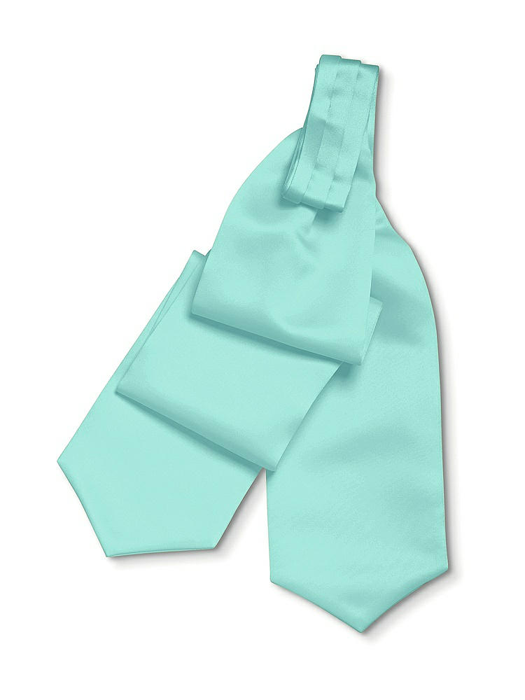 Back View - Coastal Peau de Soie Cravats by After Six