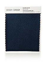 Front View Thumbnail - Midnight Navy Stretch Charmeuse Swatch