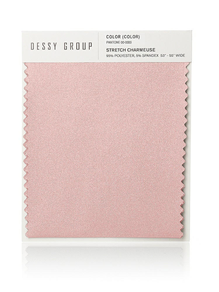 Front View - Rose Stretch Charmeuse Swatch