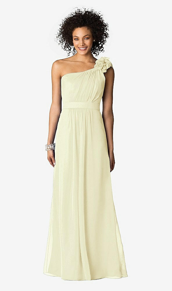 Front View - Butter Yellow After Six Bridesmaids Style 6611