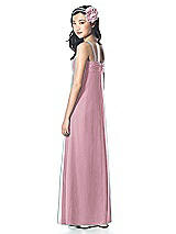Rear View Thumbnail - Dusty Pink Dessy Collection Junior Bridesmaid Style JR835