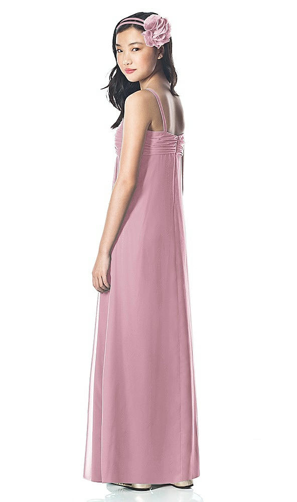 Back View - Dusty Pink Dessy Collection Junior Bridesmaid Style JR835