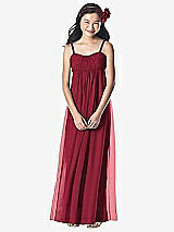 Front View Thumbnail - Burgundy Dessy Collection Junior Bridesmaid Style JR835