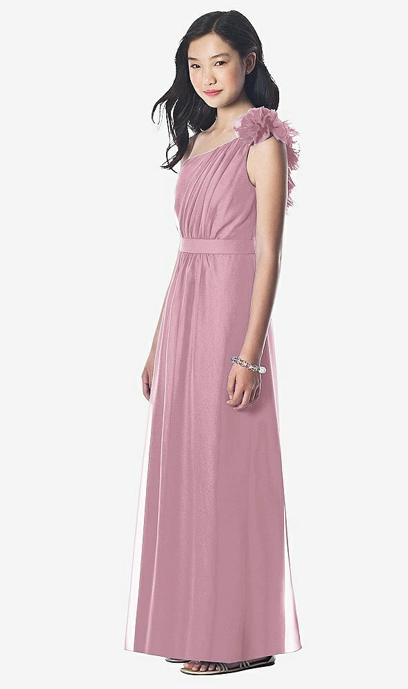 Front View - Dusty Pink Dessy Collection Junior Bridesmaid style JR611