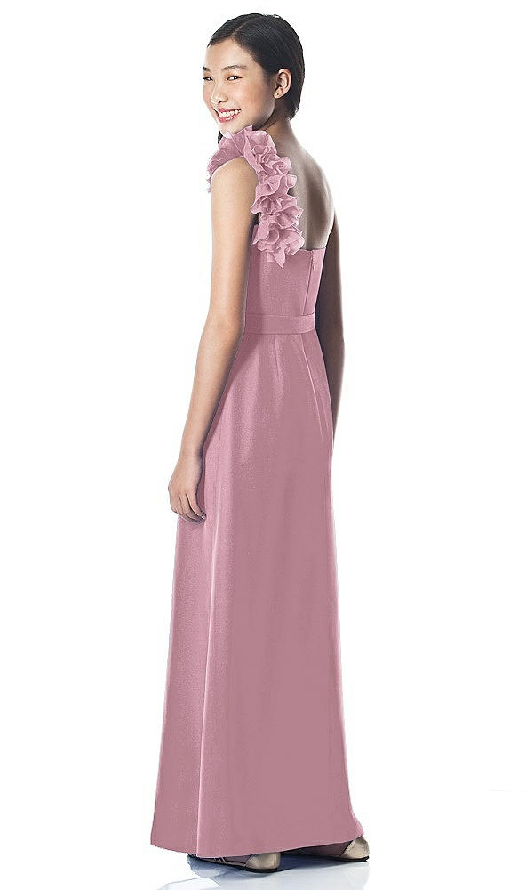 Back View - Dusty Pink Dessy Collection Junior Bridesmaid style JR611