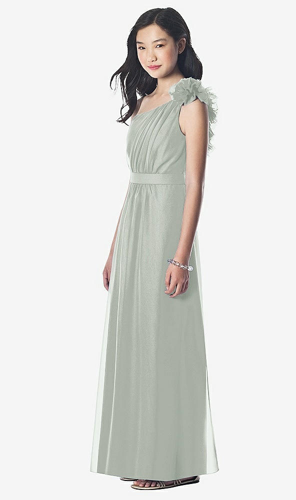 Front View - Willow Green Dessy Collection Junior Bridesmaid style JR611