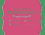 Front View Thumbnail - Rose Quartz & Juniper Will You Be My Bridesmaid Card - Checkbox