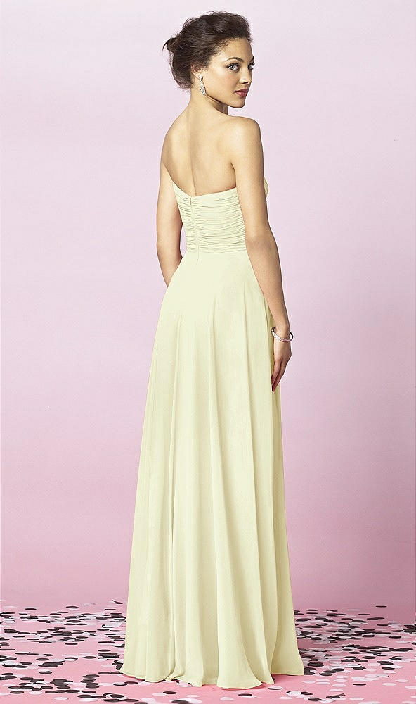 Back View - Butter Yellow After Six Bridesmaids Style 6639