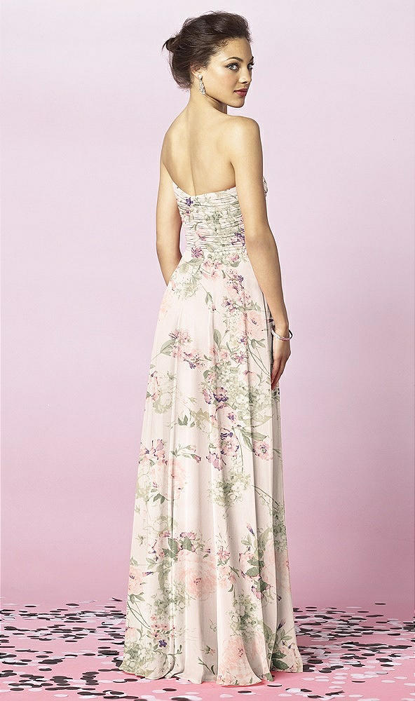 Back View - Blush Garden After Six Bridesmaids Style 6639