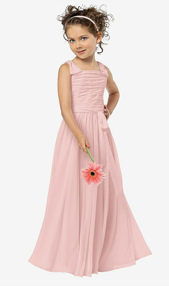 Front View - Rose Flower Girl Style FL4033