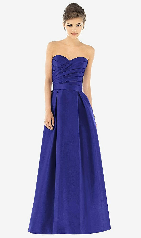 Front View - Electric Blue Alfred Sung Style D539