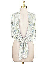 Alt View 2 Thumbnail - Bleu Garden Lux Chiffon Stole