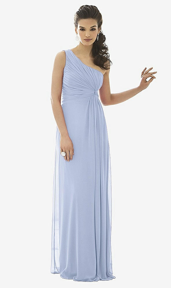 Front View - Sky Blue After Six Bridesmaid Dress 6651