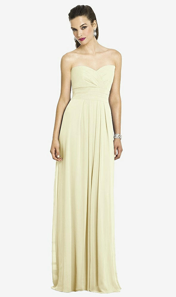 Front View - Butter Yellow After Six Bridesmaids Style 6669