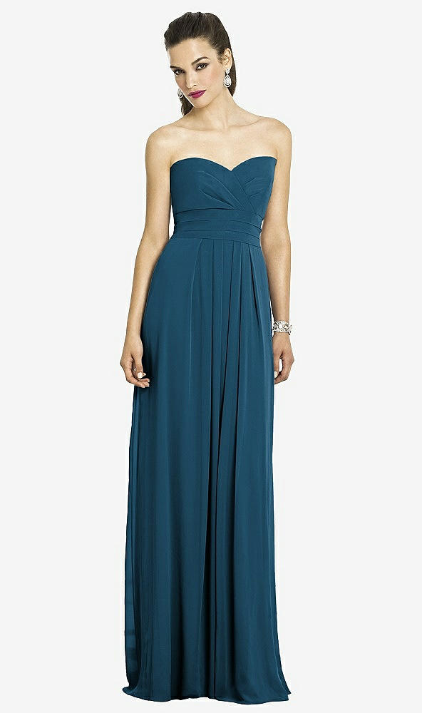Front View - Atlantic Blue After Six Bridesmaids Style 6669
