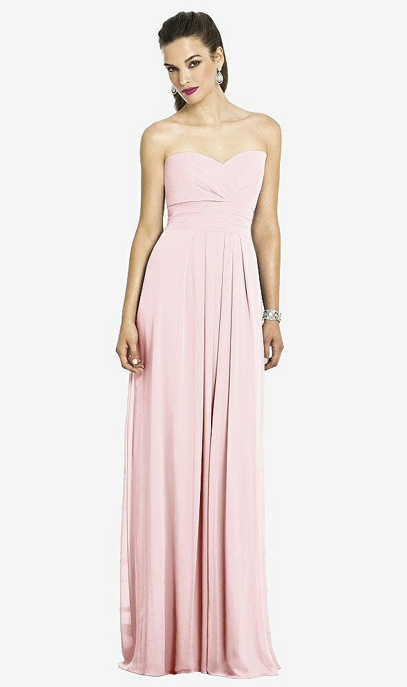 Front View - Ballet Pink After Six Bridesmaids Style 6669