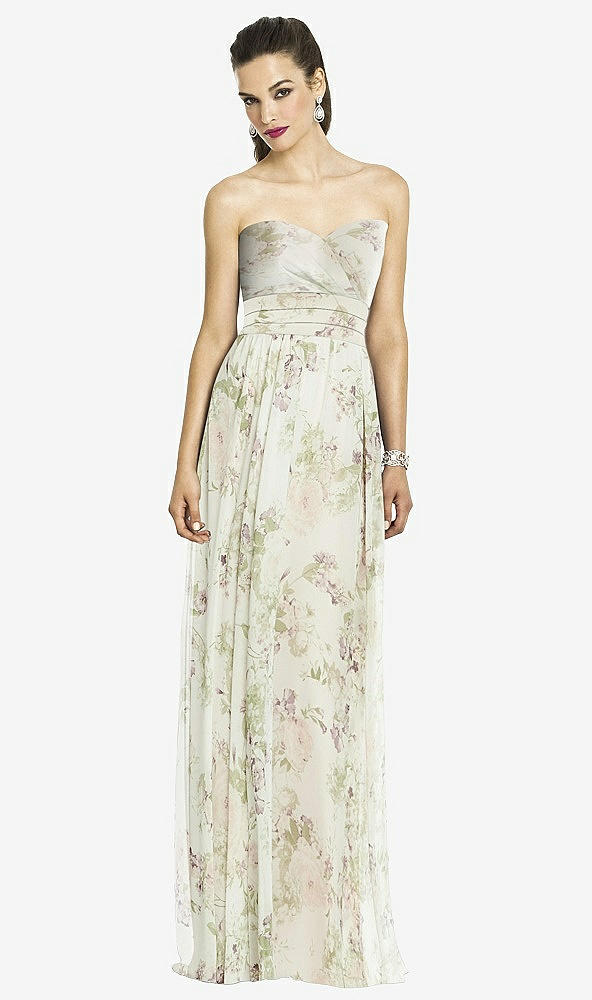 Front View - Blush Garden After Six Bridesmaids Style 6669