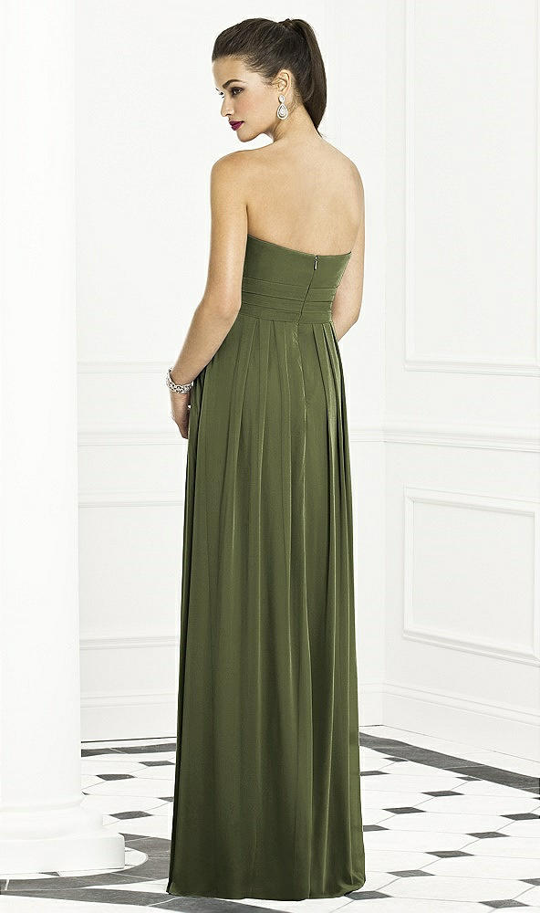 Back View - Olive Green After Six Bridesmaids Style 6669