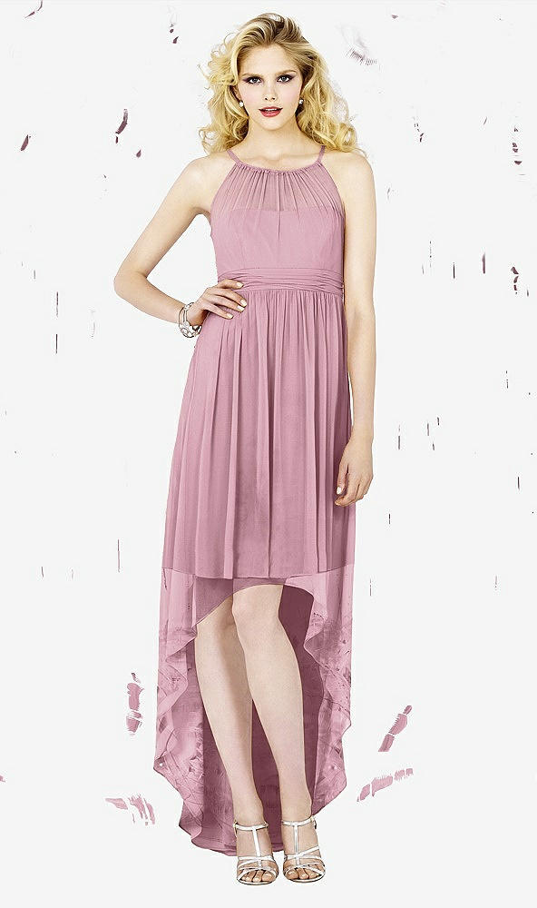 Front View - Dusty Pink Social Bridesmaids Style 8125