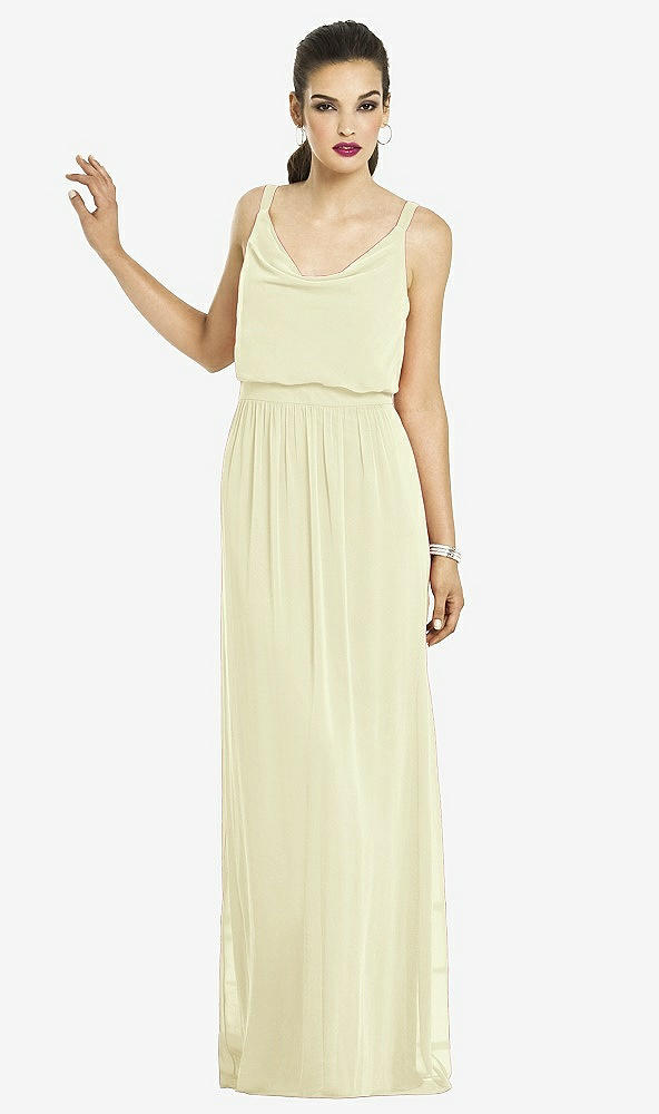 Front View - Butter Yellow After Six Bridesmaids Style 6666