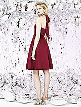 Rear View Thumbnail - Burgundy Social Bridesmaids Style 8126