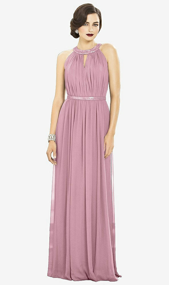 Front View - Dusty Pink Dessy Collection Style 2887