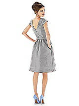 Alt View 2 Thumbnail - Quarry Alfred Sung Cap Sleeve Cocktail Dress D568