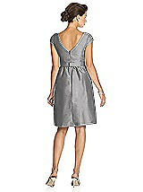 Rear View Thumbnail - Quarry Alfred Sung Cap Sleeve Cocktail Dress D568