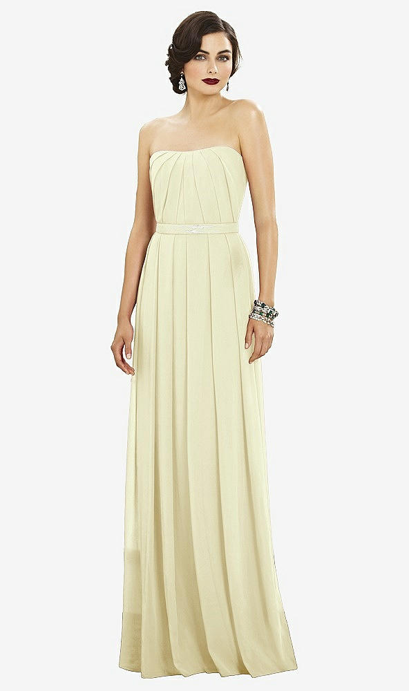 Front View - Butter Yellow Dessy Collection Style 2886