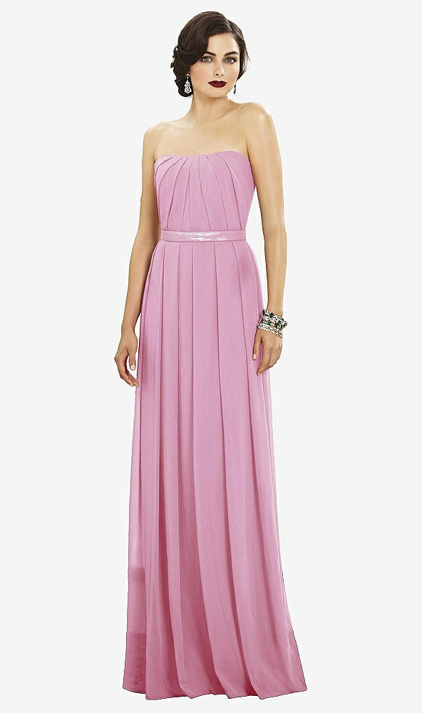 Front View - Powder Pink Dessy Collection Style 2886