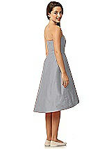 Rear View Thumbnail - French Gray Junior Bridesmaid Dress JR516