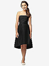 Front View Thumbnail - Black Junior Bridesmaid Dress JR516