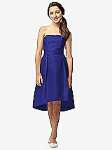 Front View Thumbnail - Electric Blue Junior Bridesmaid Dress JR516