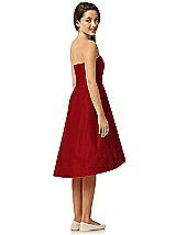 Rear View Thumbnail - Garnet Junior Bridesmaid Dress JR516