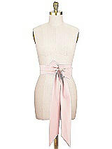 Alt View 1 Thumbnail - Rose Matte Satin Sash