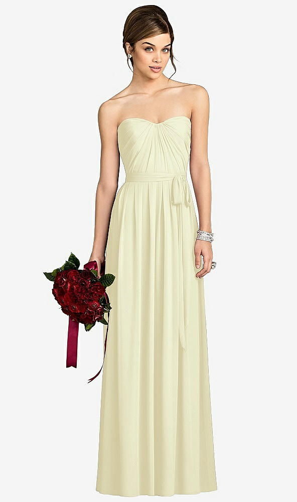 Front View - Butter Yellow After Six Bridesmaid Dress 6678