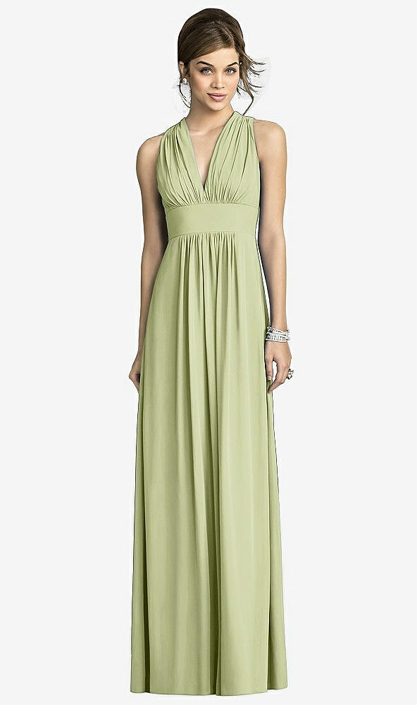 Front View - Mint After Six Bridesmaids Style 6680