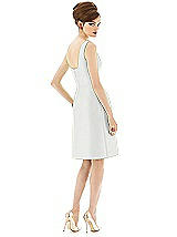 Rear View Thumbnail - White Alfred Sung Bridesmaid Dress D654