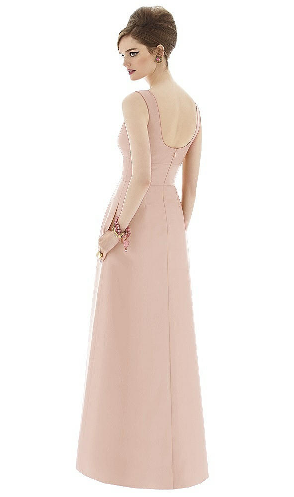 Back View - Cameo Alfred Sung Bridesmaid Dress D659